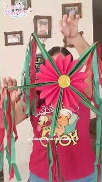 Paper Piñatas with Rosettes | Easy and Colorful Christmas Decoration