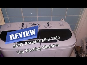 ZENY Portable Mini Twin Tub Washing Machine - Review 2020