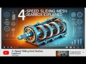 Understanding the 4-Speed Sliding Mesh Gearbox: Design & Function