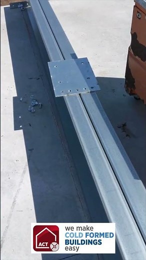 Staging Columns on a COLD FORMED steel jobsite #construction #coldformedsteel