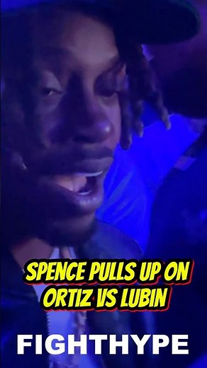 Errol Spence PULLS UP on Vergil Ortiz vs Erickson Lubin