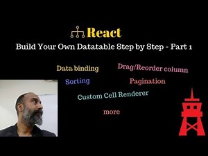 ReactJS - Build Your Own DataTable Step By Step - Part 1