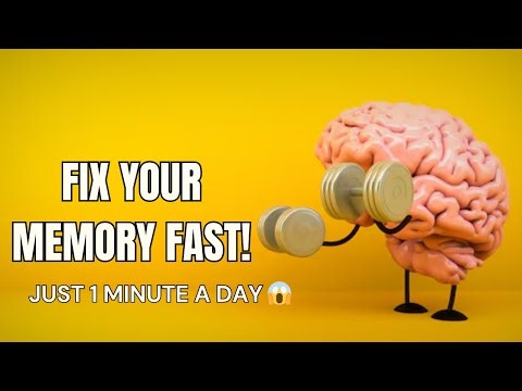 Do This Exercise for 1 Minute a Day and Regain Your Memory Like Never Before!