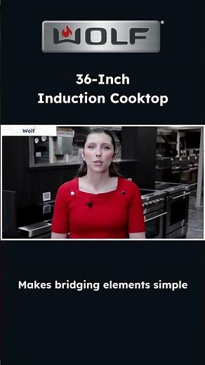 Wolf 36-Inch Induction Cooktop #shorts