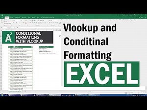 Mix Vlookup with conditional formatting in excel to get awesome results