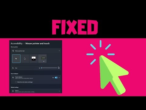 How To EASILY CUSTOMIZE The Color And Size Of Mouse Curser