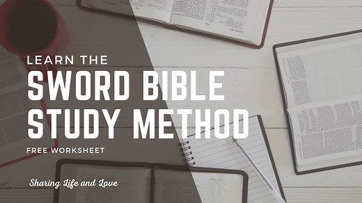 The SWORD Bible Study Method | So Easy! (Free Printable)