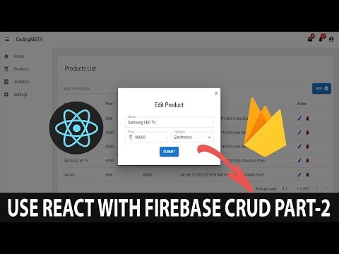 How to use React with Firebase | Add and Edit Firestore Data in React JS