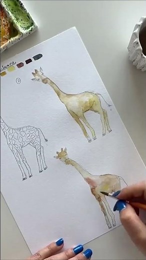 How to Draw a Giraffe Step by Step | Easy and Fun Drawing Tutorial for Beginners #art #drawing