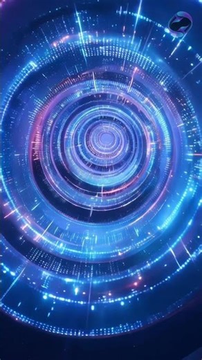 Enter the Infinite Light Tunnel 🌌 | Hypnotic AI Loop for Your Mind