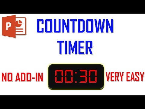 How to create a countdown timer in PowerPoint | No Add-In