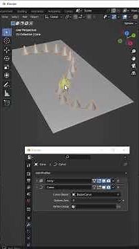 Easy ARRAYS ALONG CURVES in Blender!