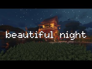 it's a peaceful night, go to sleep now...(minecraft ambience + soft rain)