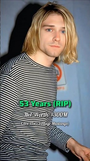 🎸 Kurt Cobain’s Tragic Timeline: From Rise to Legacy | Age & Net Worth Journey.
