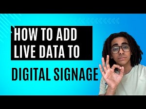 How to Add Live Data to Your Digital Signage Displays