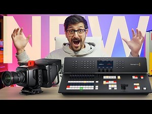 NEW Blackmagic 6K PRO Studio Camera & ATEM HD8 ISO | Full Info