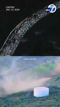 Traffic grows on busy LA-area freeway after major gas leak