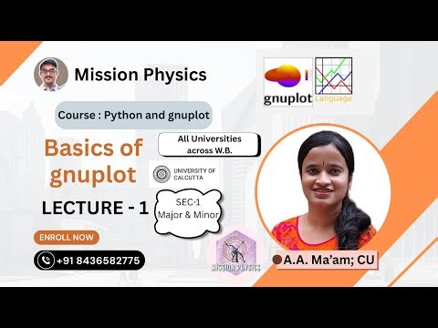 Basics of gnuplot || LECTURE - 1 || CU_SEC - 1 Major & Minor _ 2025
