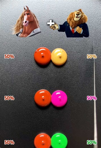 Zootopia Mayor Winddancer mixed with other animals#zootopia2 #colormixing #satisfying #sharkzhan