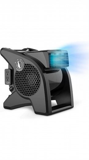 Lasko U15617 High Velocity Pro-Performance Pivoting Utility Fan for Cooling, Ventilating, Exhausting