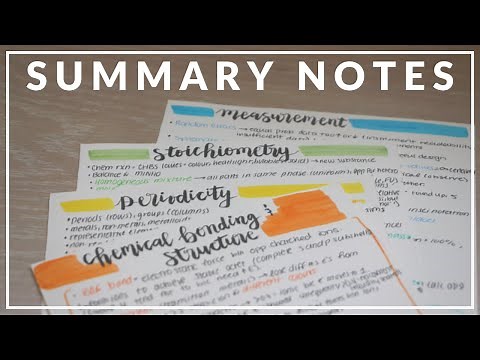 How to Make SUMMARY NOTES // 2 minute study tips #6