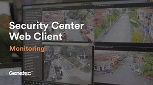 Security Center web client: Monitoring