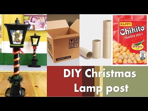 DIY Christmas Lamp Post