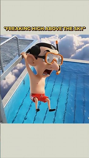 Mr Bean DIVING in Swimming Pool