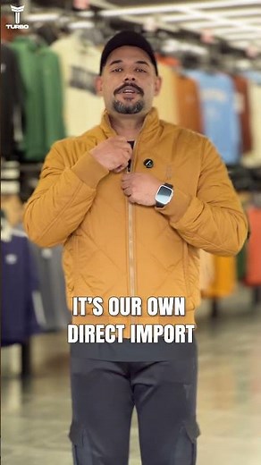 Stay protected from winter winds with the Turbo Windcheater Quilted Puffer Jacket