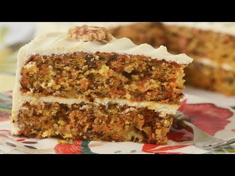 Carrot Cake Recipe Demonstration - Joyofbaking.com