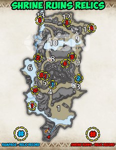 Shrine Ruins Relic Record Locations