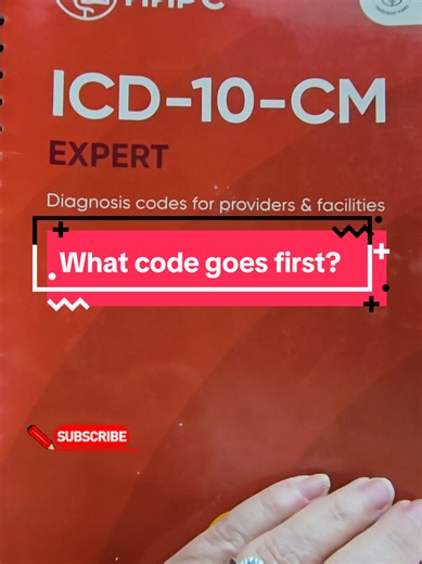 Replying to @hhfkskrjnd WHEN you have multiple diagnosis codes, who goes first? #cpc #cca #ahima #aapc #problemsolving #medicalcoder #medicalcoder #certification