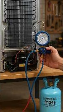 The Right Way to Charge Refrigerant in Your Fridge - R134a Freon!