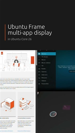 Ubuntu Core 26 - Ubuntu Frame multi-app display