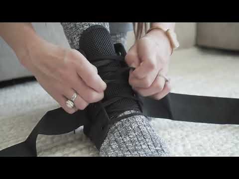 How to Wear the Lace Up Ankle Stabilizer Brace