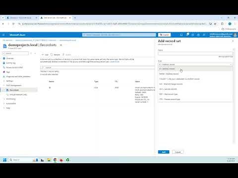 Create a private DNS zone and zone records in Azure