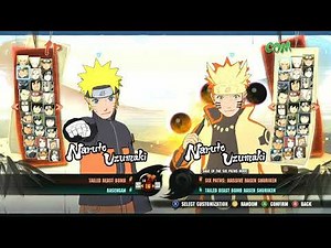 NSUNS4( mod pack Naruto clone master)