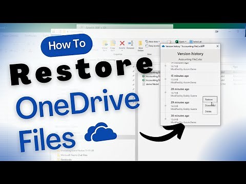 How To Restore OneDrive Files