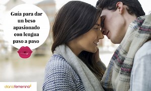Cómo dar un beso apasionado con lengua paso a paso