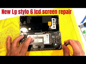 Lg stylo 6 lcd screen repair. How to fix broken lcd screen on LG STYLO 6? #lgstylo6lcdscreenfix