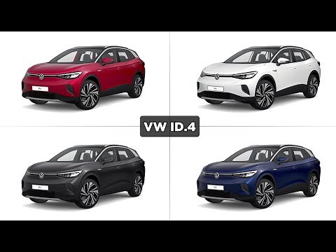 Volkswagen ID4 Colors - Detailed comparison