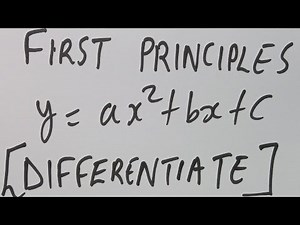 Mathematics N4 Differentiate From First Principles Past Exam Papers Part 2 Differential Calculus