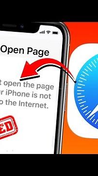 how to fix safari cannot open the page because your iPhone is not connected to the internet | iOS 15