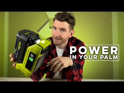 Ryobi 40V 300W Generator (the Next Best Thing to an Outlet)