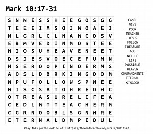 Rich Young Ruler "Camel Eye of a Needle" Coloring Page, Activity Worksheet, and Bible Story for Kids - Ministry To Children