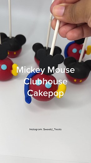 Mickey Mouse Clubhouse Cake Pops Tutorial