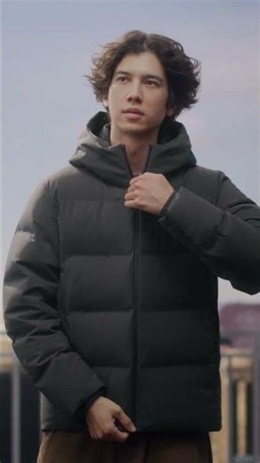 2025 MENS シームレスダウンパーカ 冬の毎日を暖かく A篇 26秒 (縦)