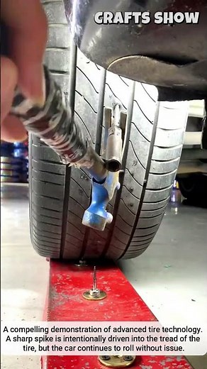 Tire Punctured—It Keeps Going! 🤯