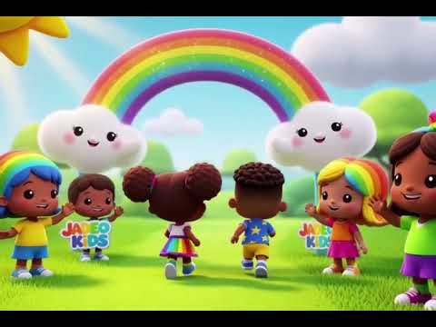 7 Rainbow Colours Song for Kids | Learn Colours with Fun Rhymes | JADEO KIDS