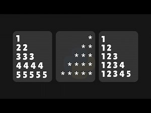 Solving 10 Python Pattern Problems with Loops | VS CODE